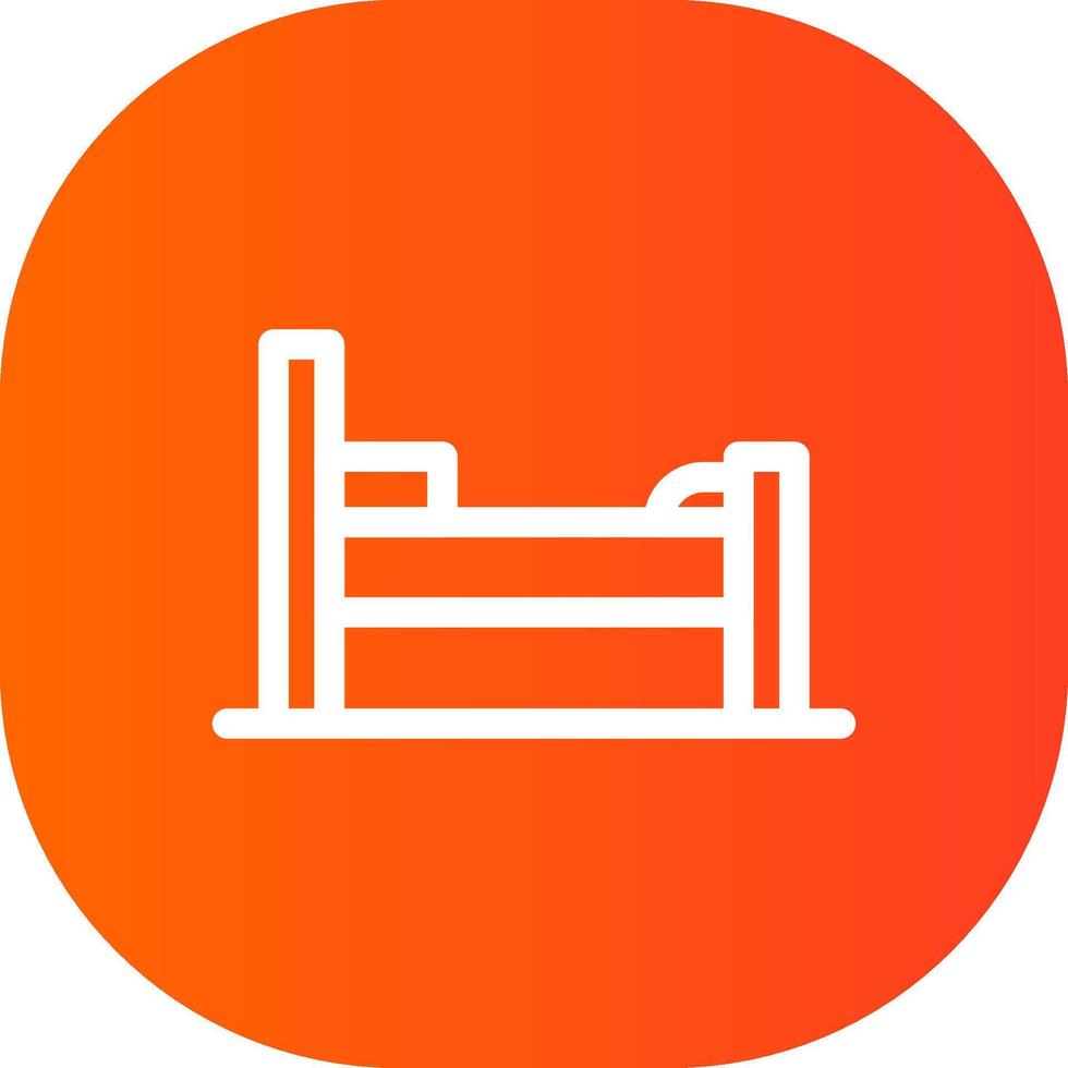 Bed Creative Icon Design vector