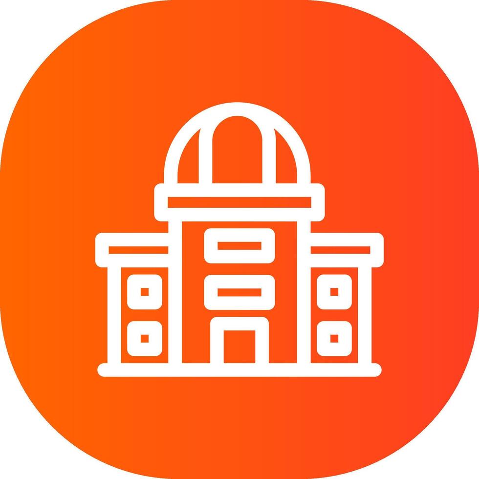 City Hall Creative Icon Design vector