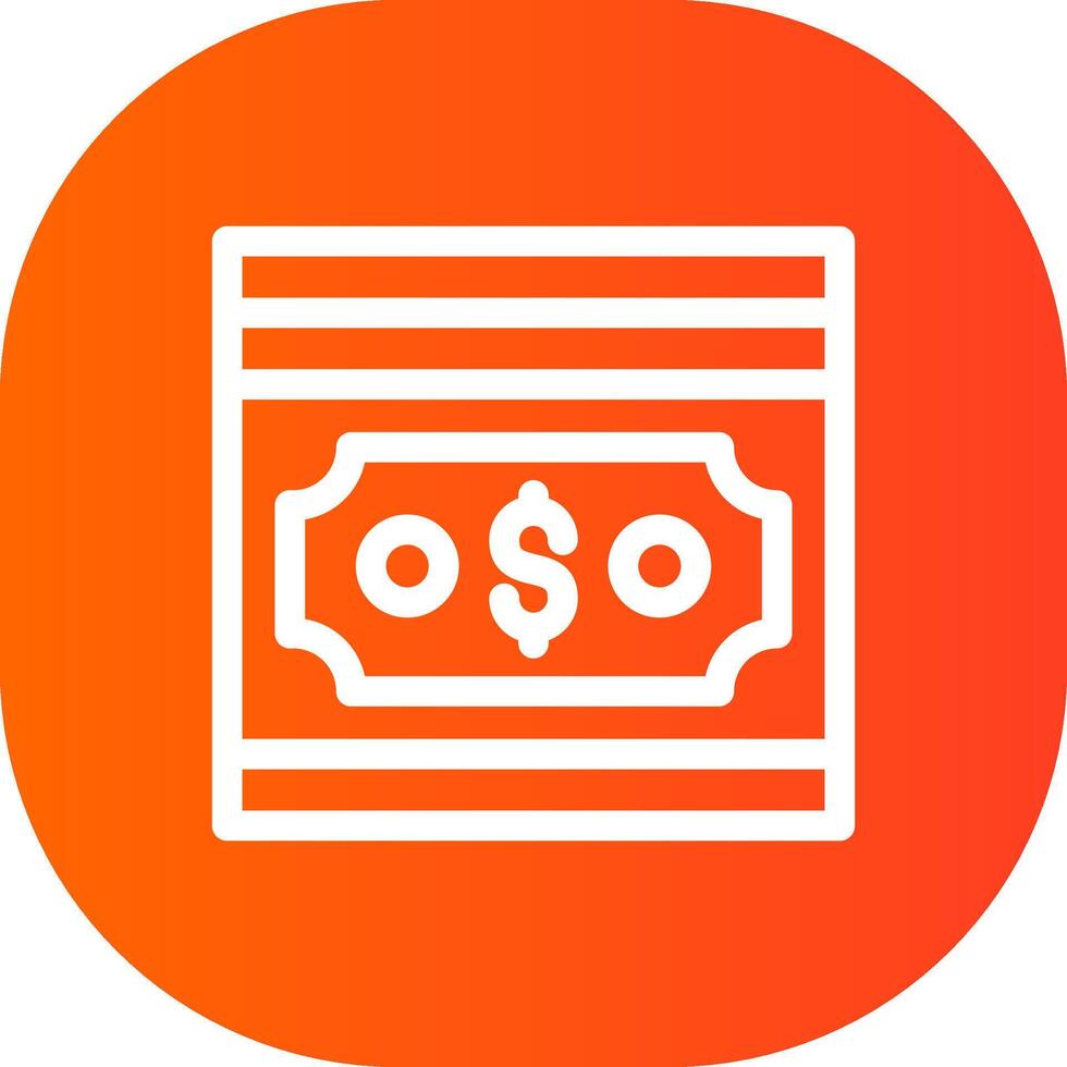 diseño de icono creativo de dinero vector