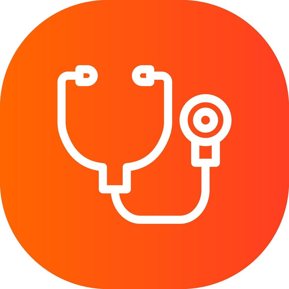 Stethoscope Creative Icon Design vector