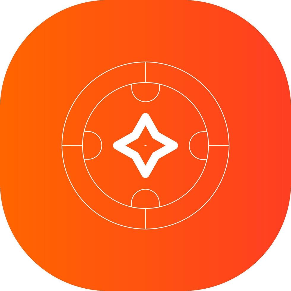 Compass Creative Icon Design vector