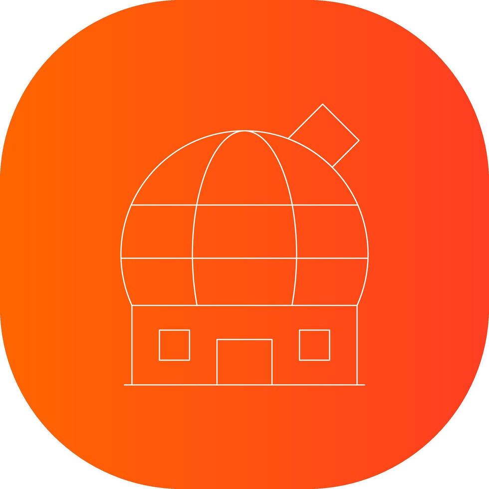 Observatory Creative Icon Design vector