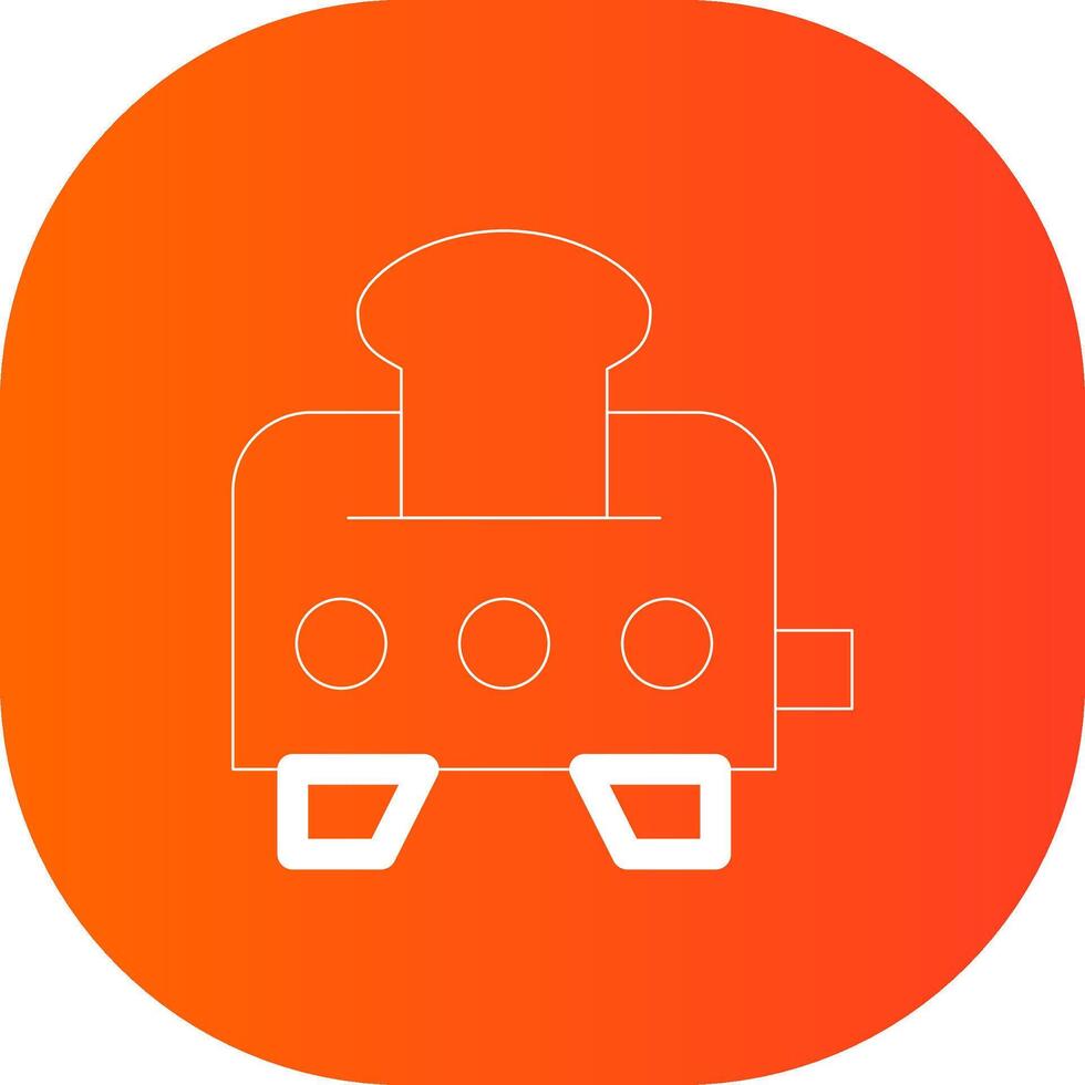 Toaster Creative Icon Design vector