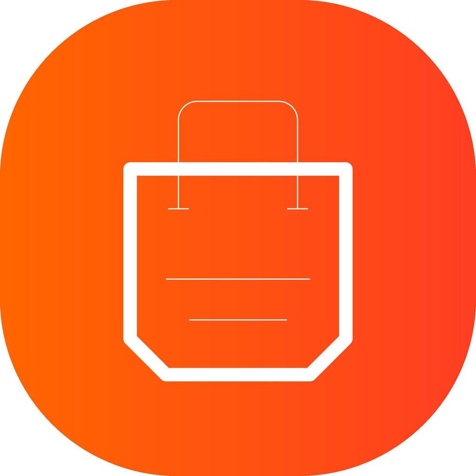 Bag Creative Icon Design vector