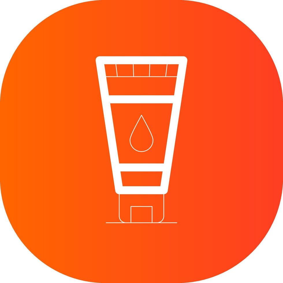 diseño de icono creativo de crema hidratante vector