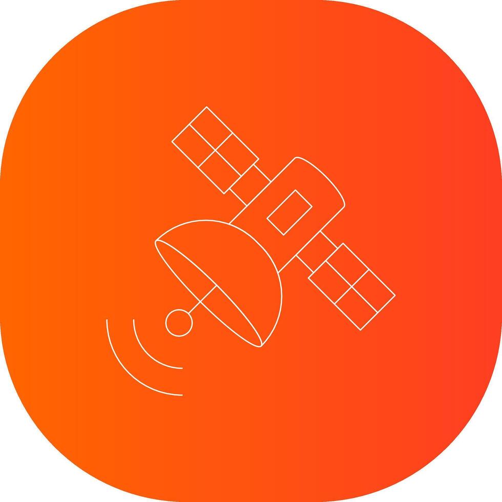 diseño de icono creativo de satélite vector