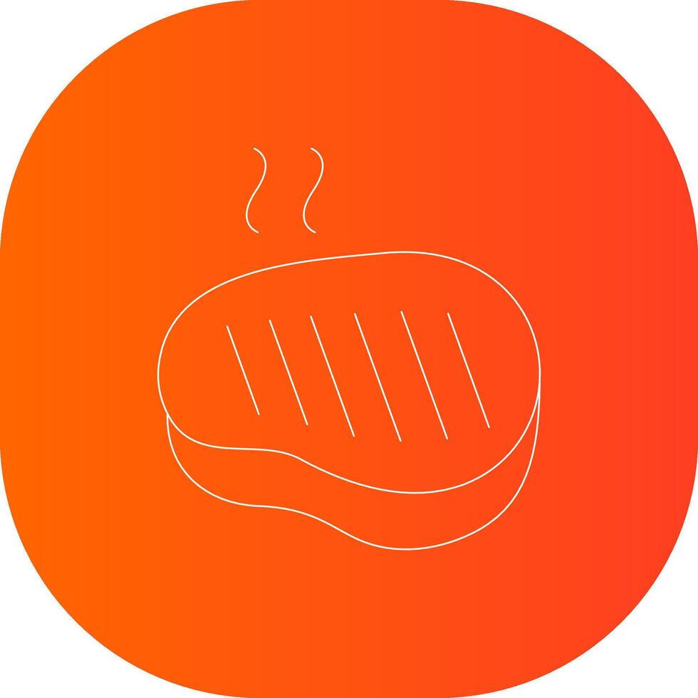Steak Creative Icon Design vector