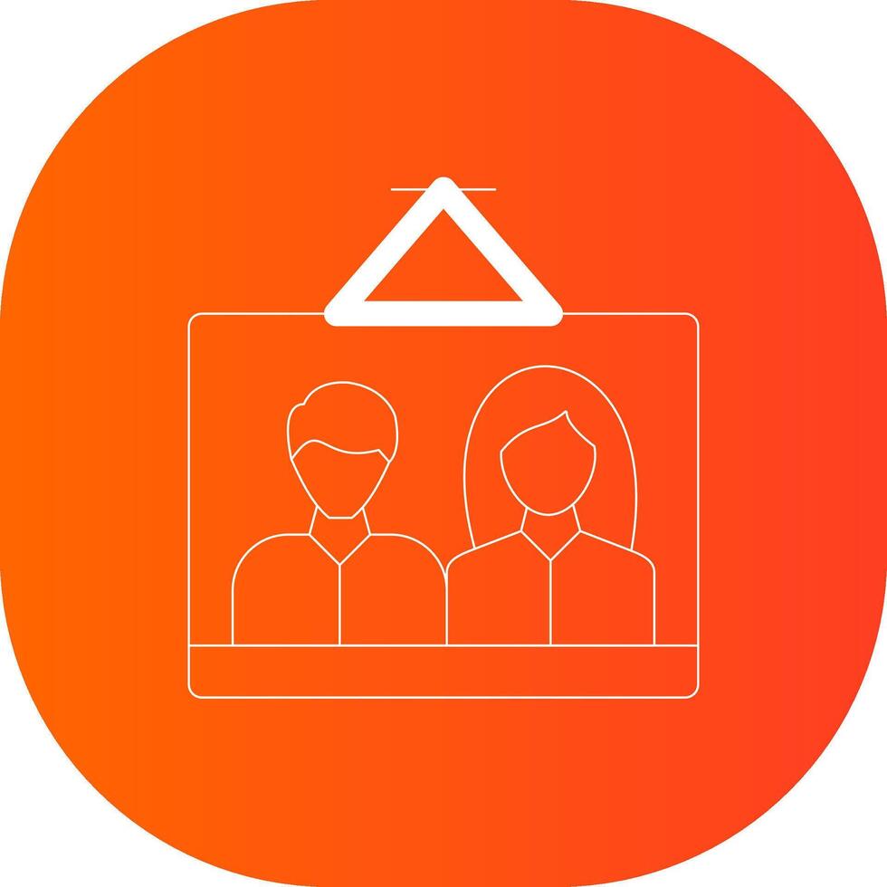 Frame Creative Icon Design vector
