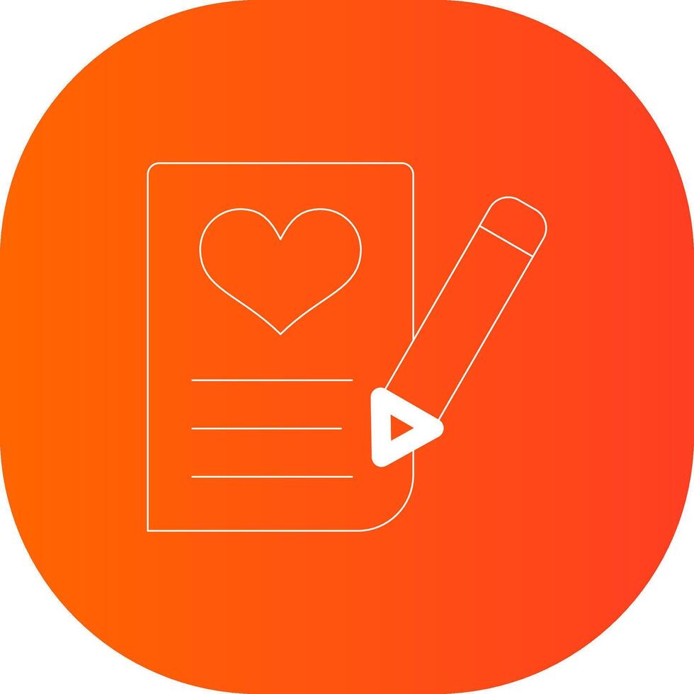 Writing Creative Icon Design vector