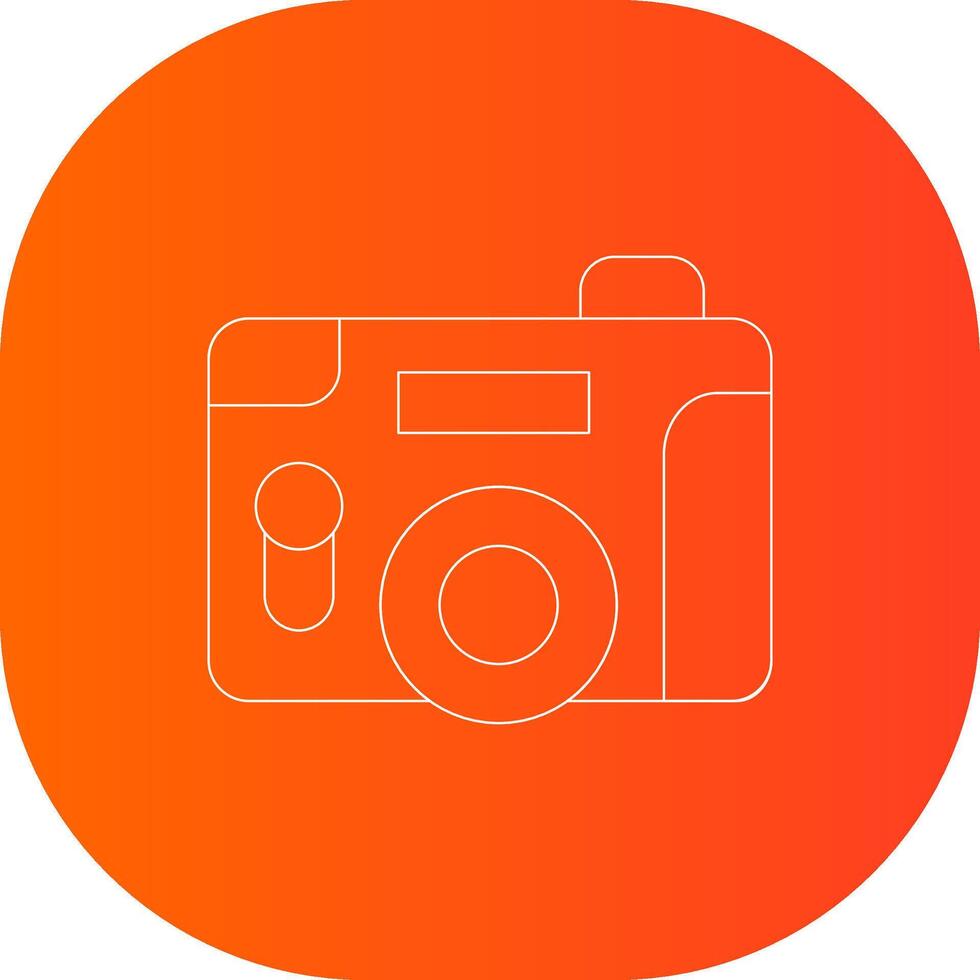 Disposable Camera Creative Icon Design vector