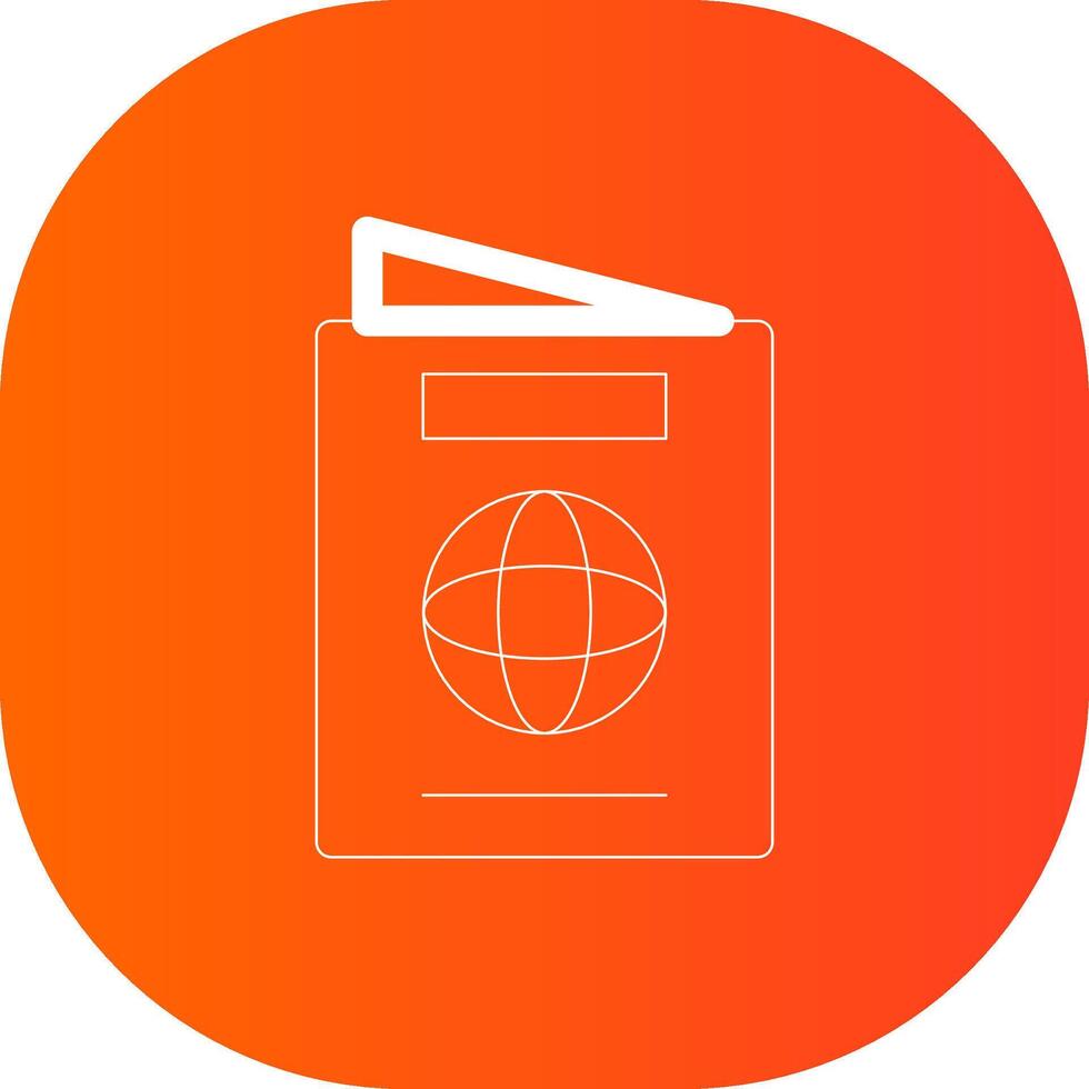 Line Circle Gradient Design vector