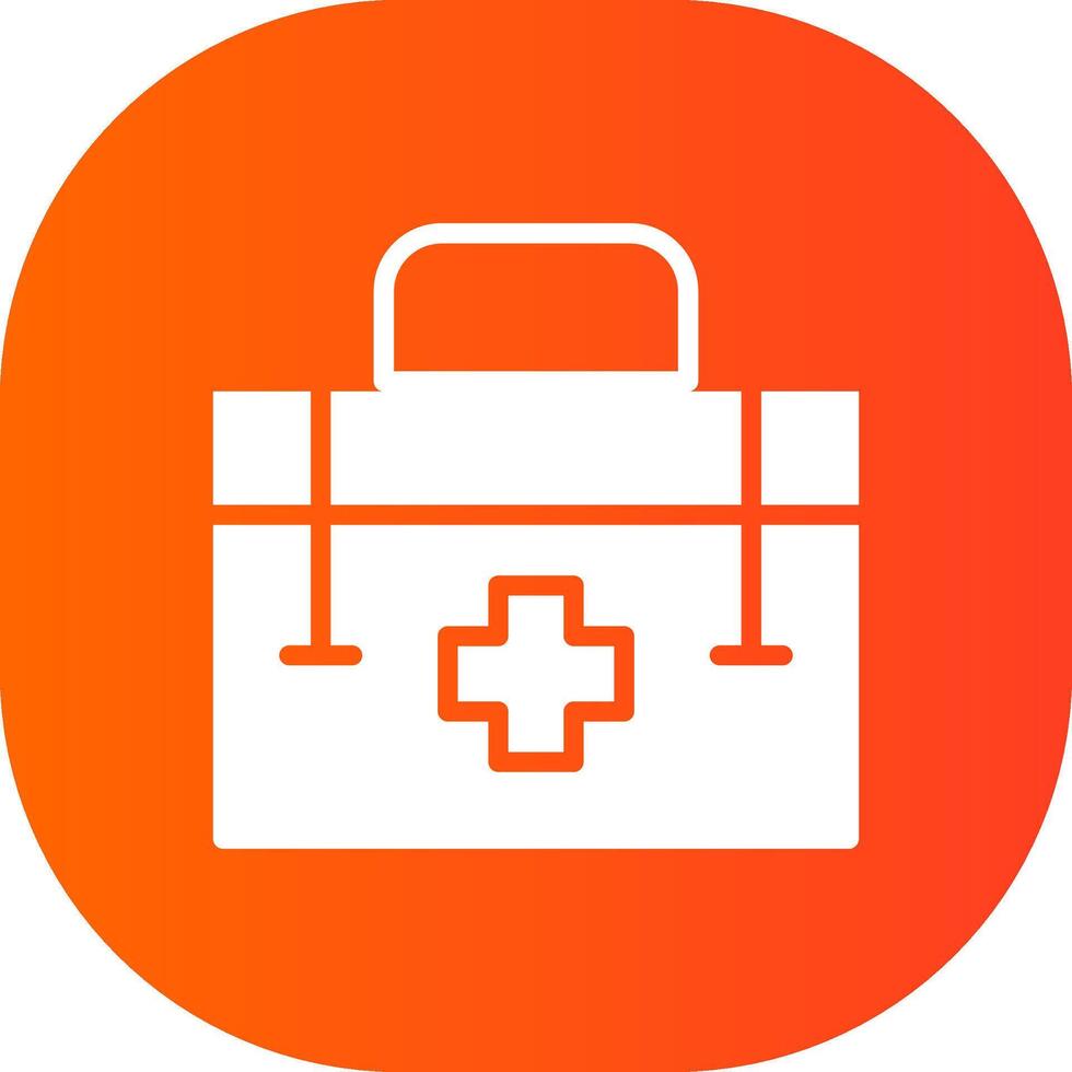 First Aid Kit Creative Icon Design vector