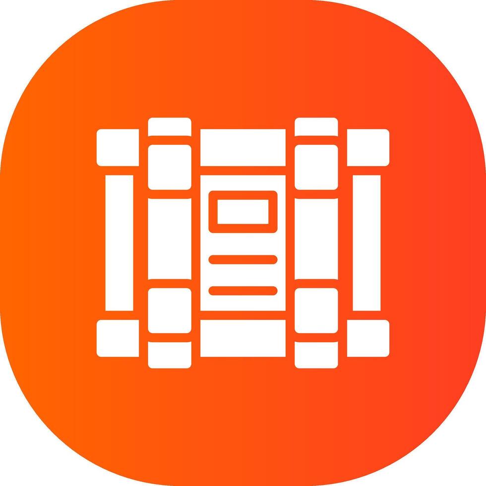 Crate Creative Icon Design vector