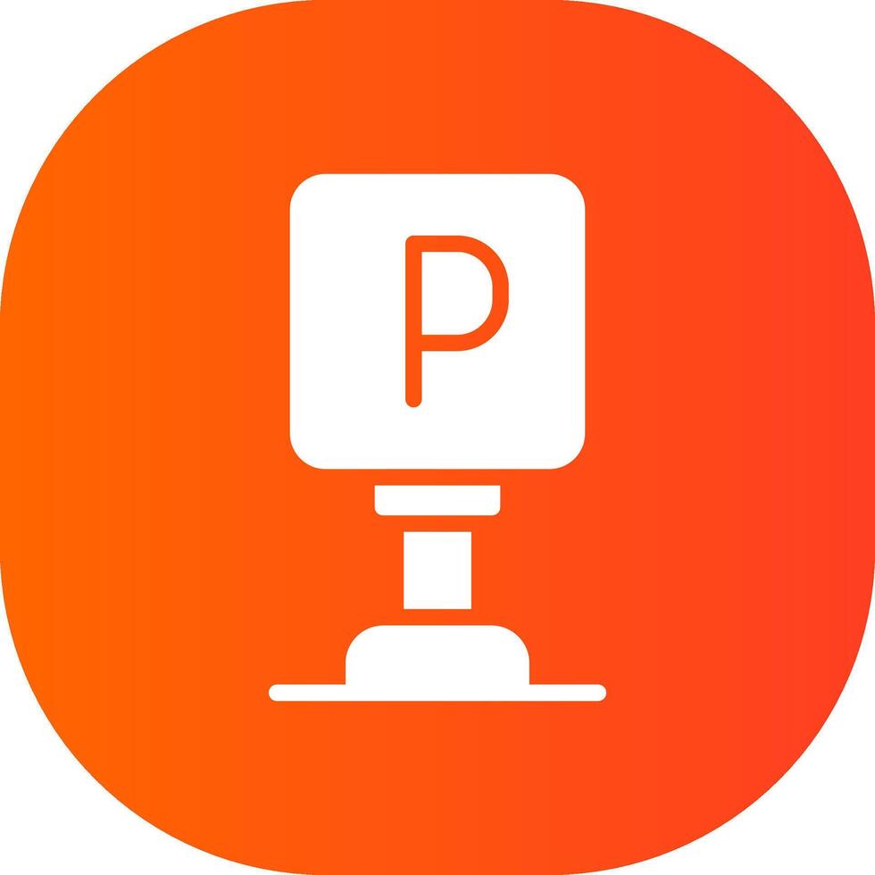 Parking Creative Icon Design vector