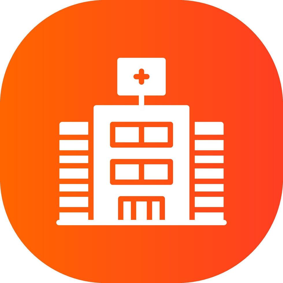 diseño de icono creativo de hospital vector