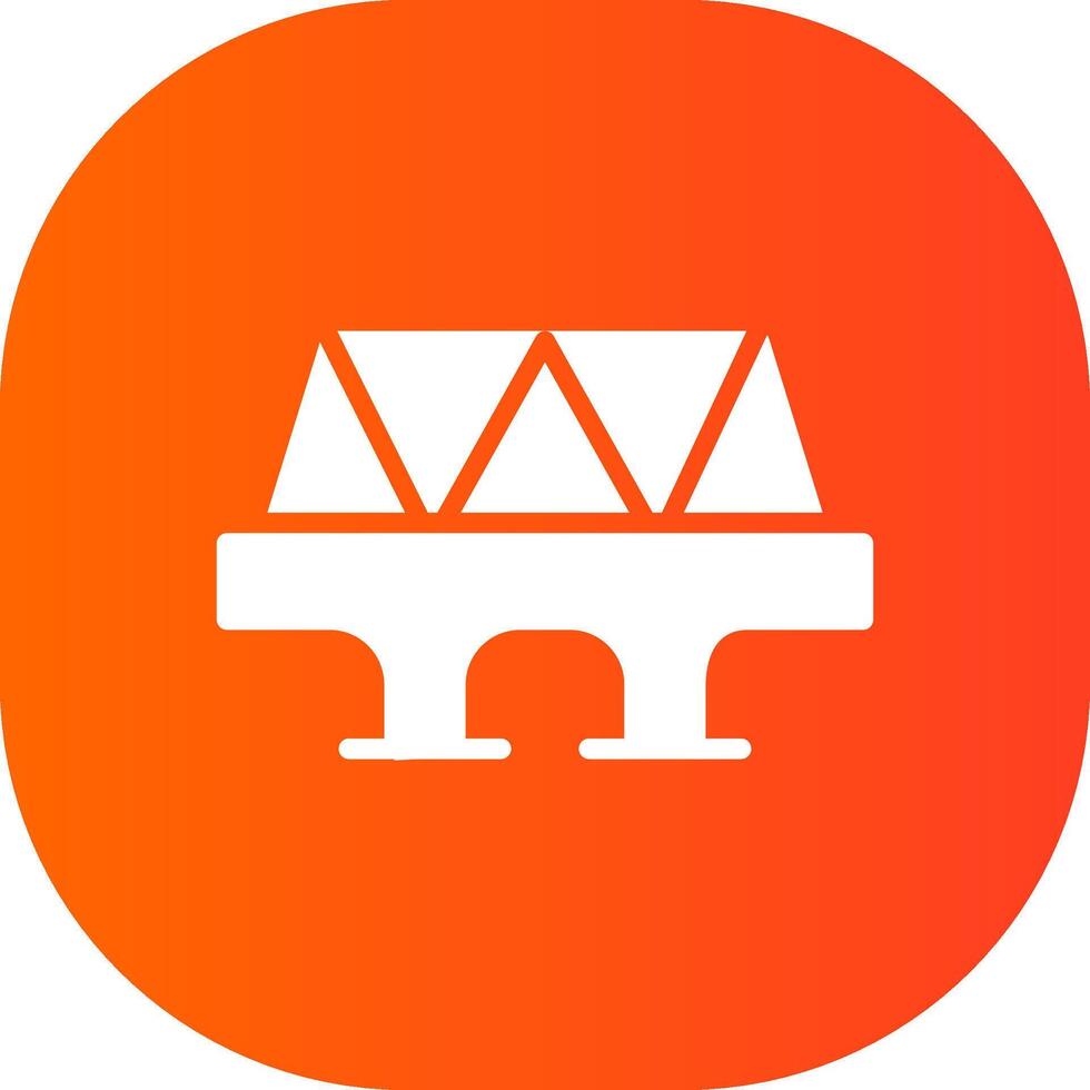 Bridge Creative Icon Design vector