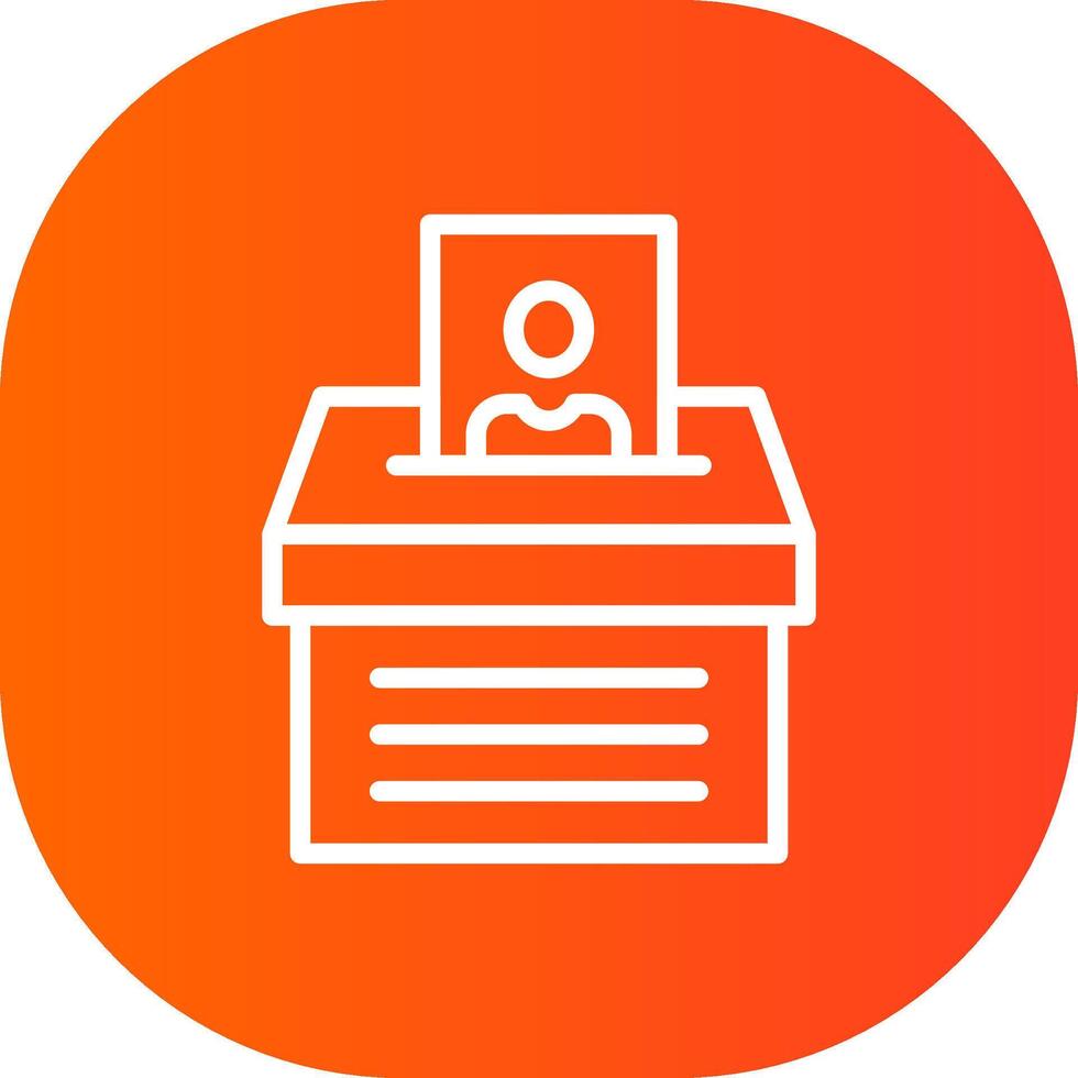 Ballot Creative Icon Design vector