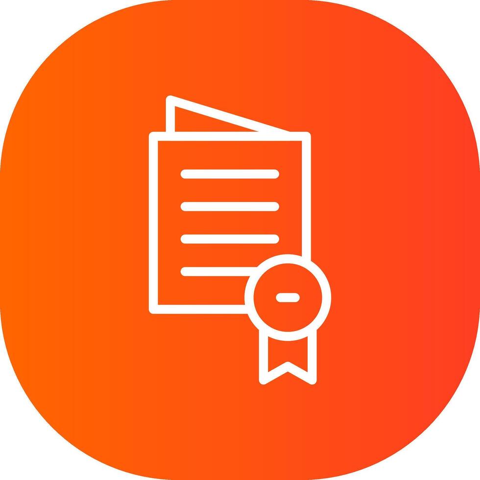 Certificate Creative Icon Design vector
