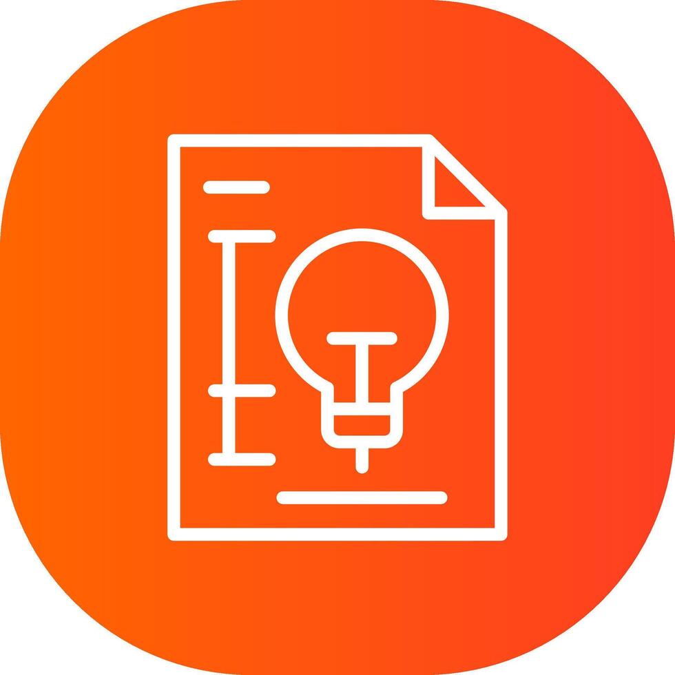 Patent Creative Icon Design vector