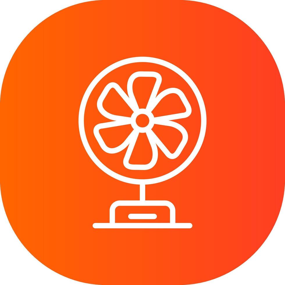 Fan Creative Icon Design vector