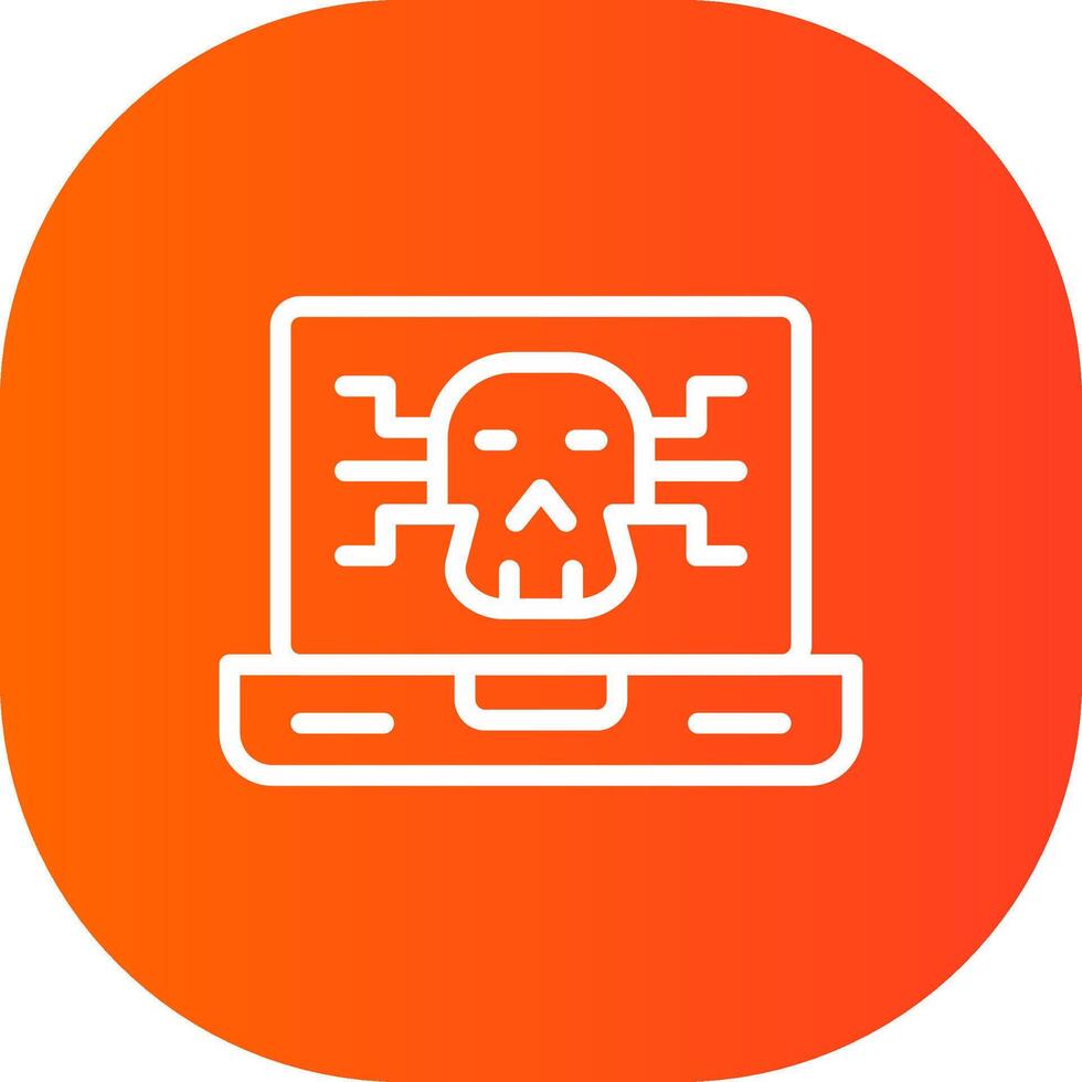 diseño de icono creativo de malware vector