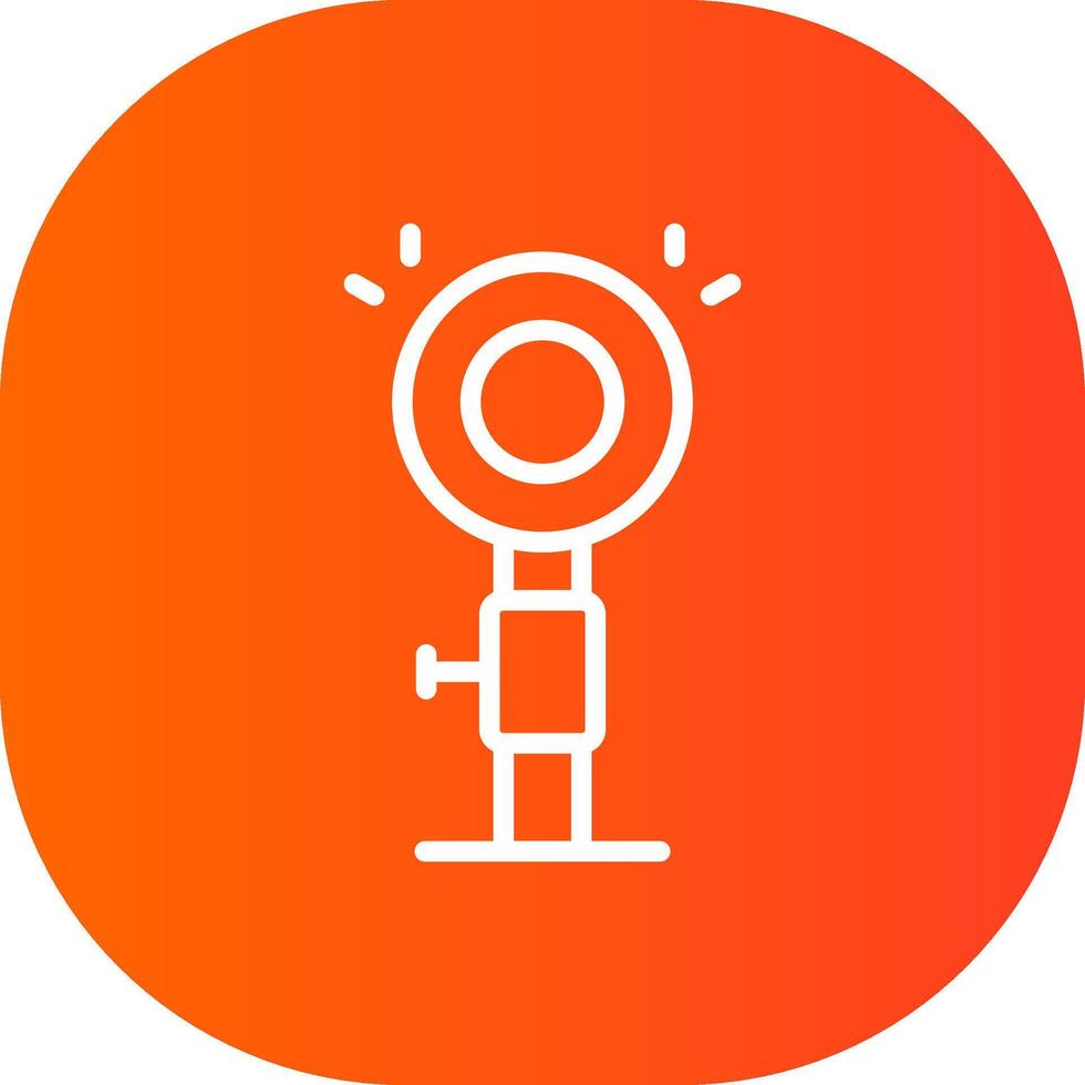 Light Creative Icon Design vector