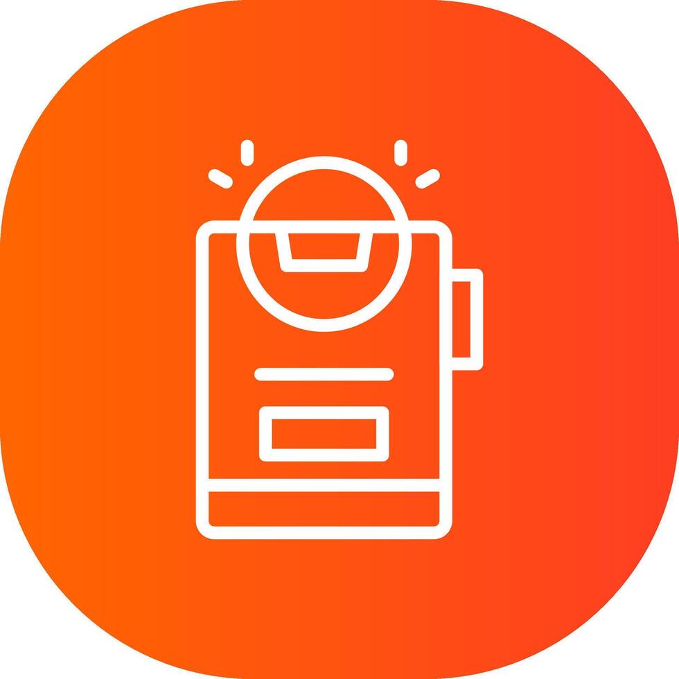 Light Creative Icon Design vector