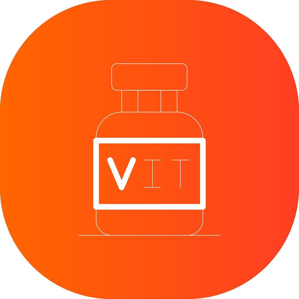 diseño de icono creativo de vitaminas vector