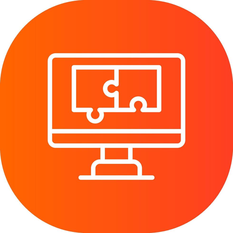 Puzzle Creative Icon Design vector