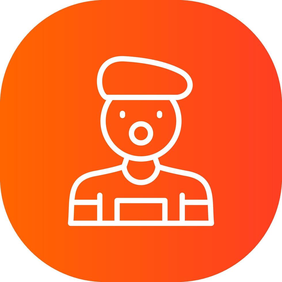 Mime Creative Icon Design vector