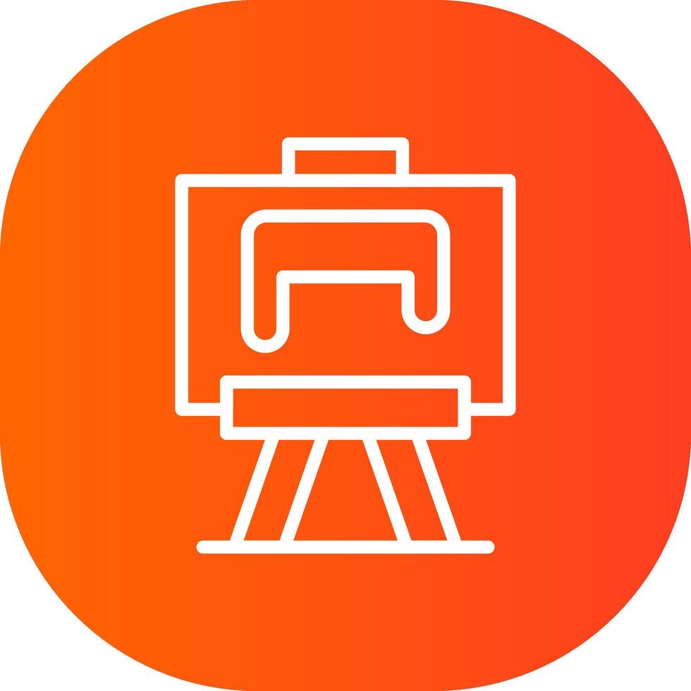 Paint Canvas Creative Icon Design vector