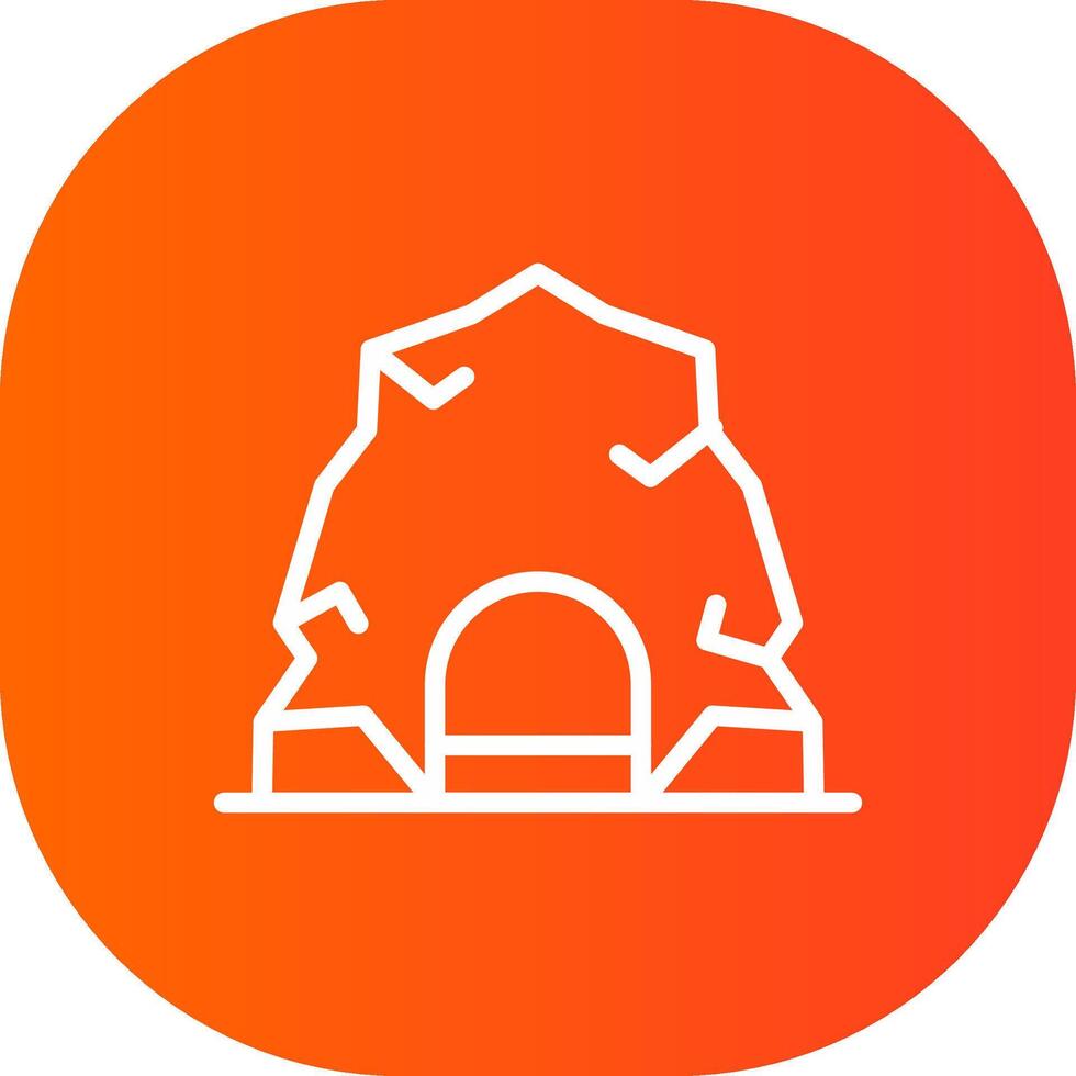 Tunnel Creative Icon Design vector