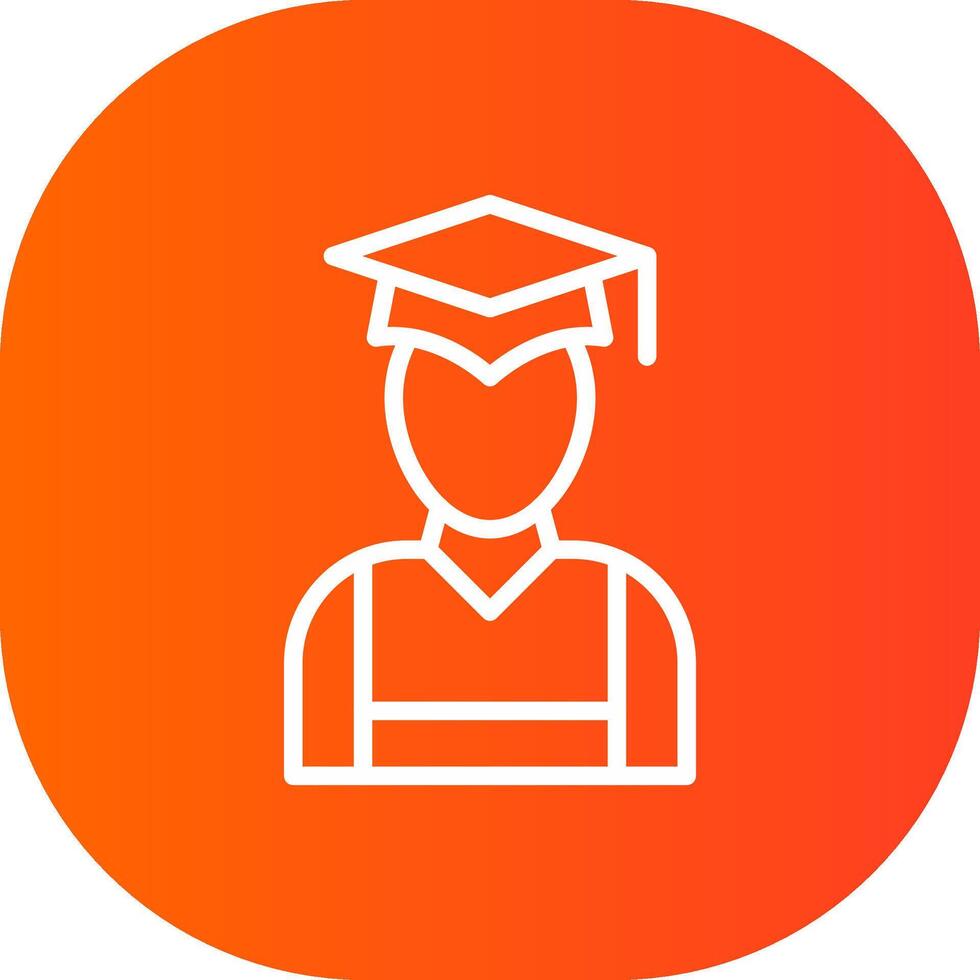 Graduate Creative Icon Design vector