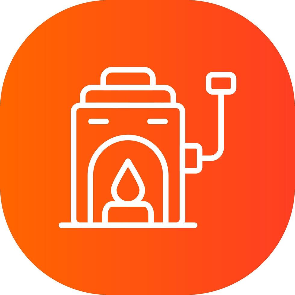 Furnace Creative Icon Design vector