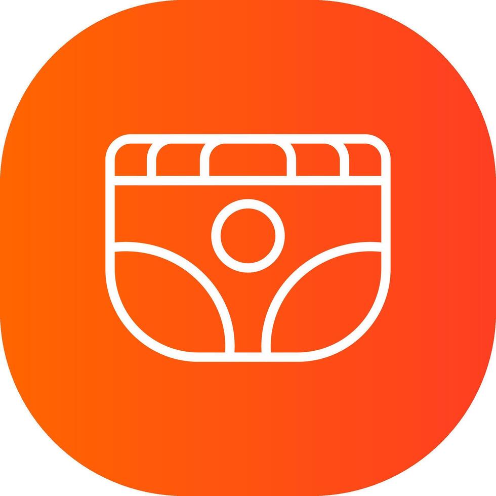 Diaper Creative Icon Design vector