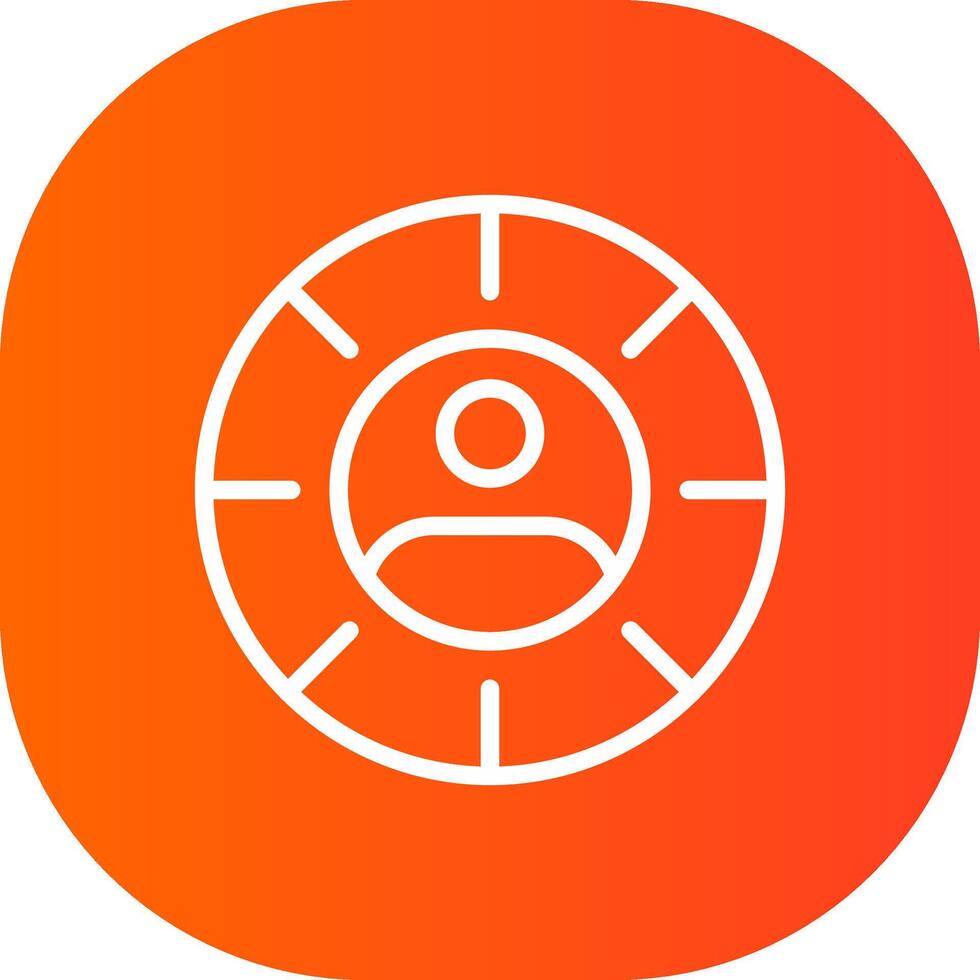 Targeting Creative Icon Design vector