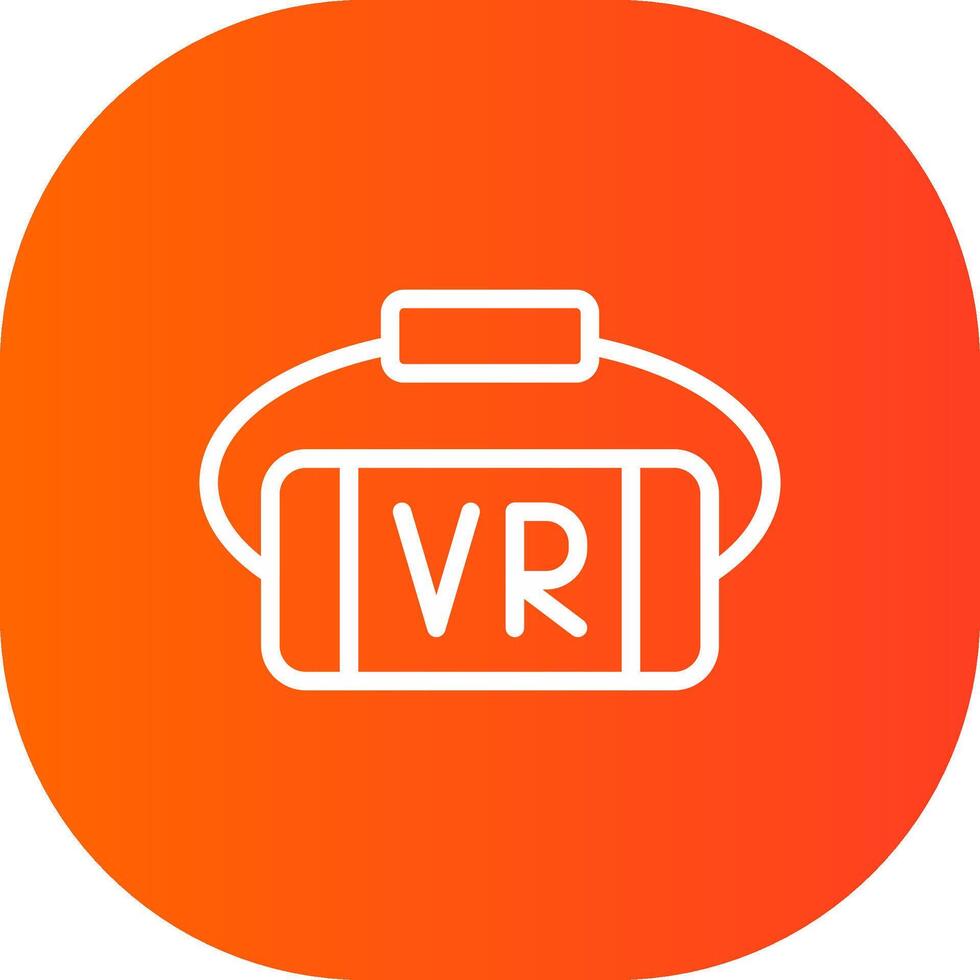 VR Glasses Creative Icon Design vector