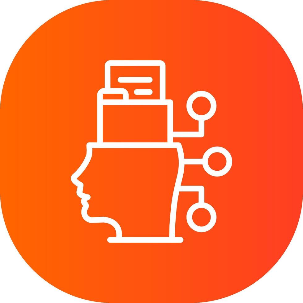 Intelligent Data Creative Icon Design vector