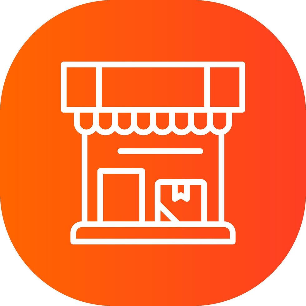 tienda de diseño de iconos creativos vector