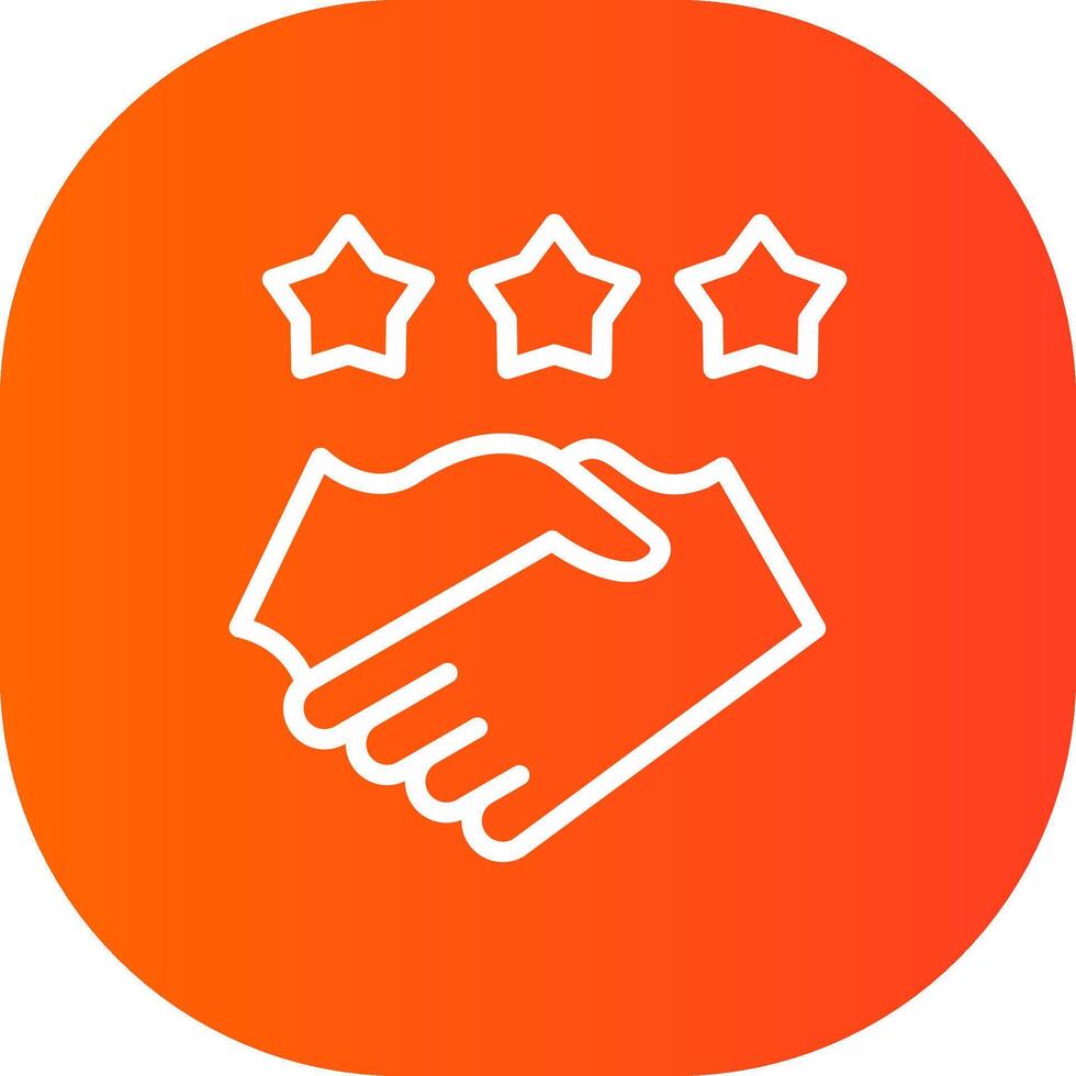 Game Handshake Creative Icon Design vector