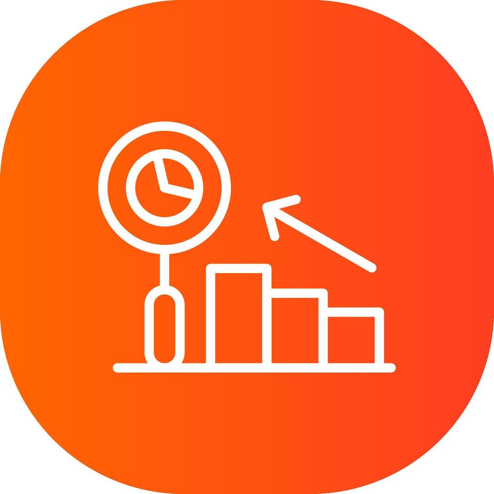Predictive Analytics Creative Icon Design vector