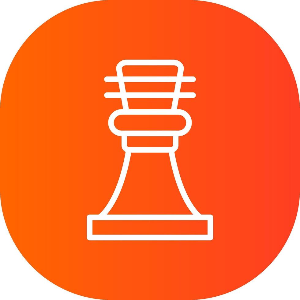 Chess Game Creative Icon Design vector