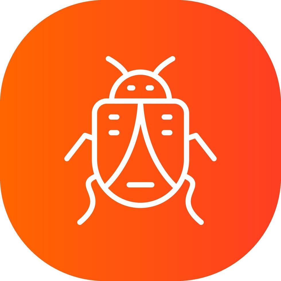 Bug Creative Icon Design vector