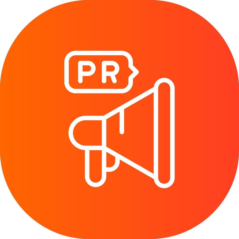 Public Relations Creative Icon Design vector