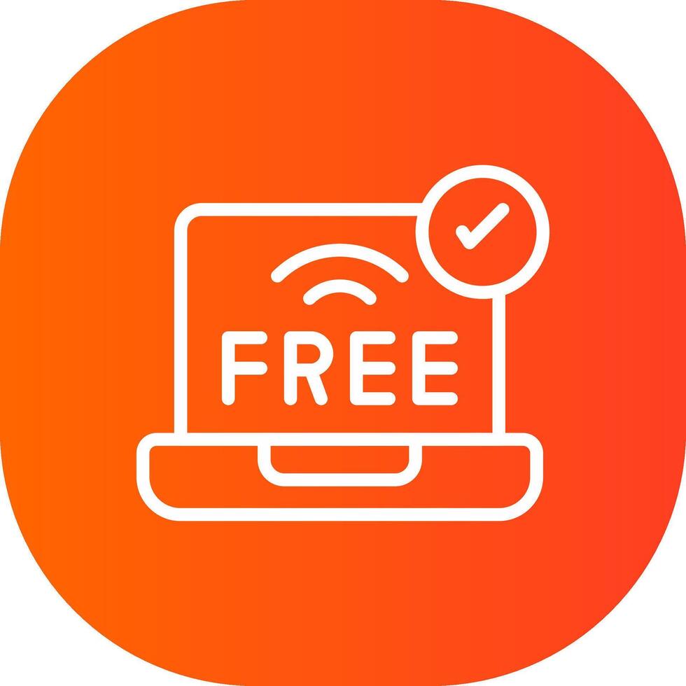 Free Wifi Creative Icon Design vector