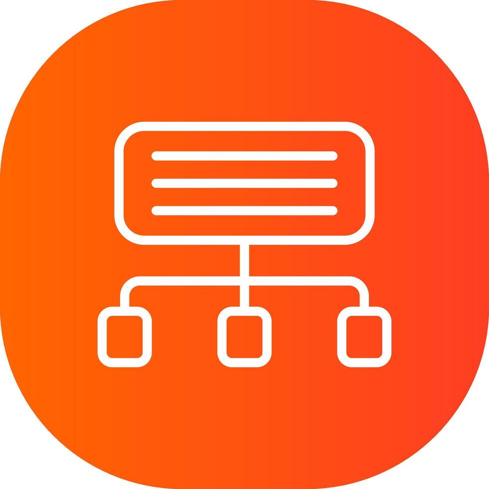 Information Architecture Creative Icon Design vector