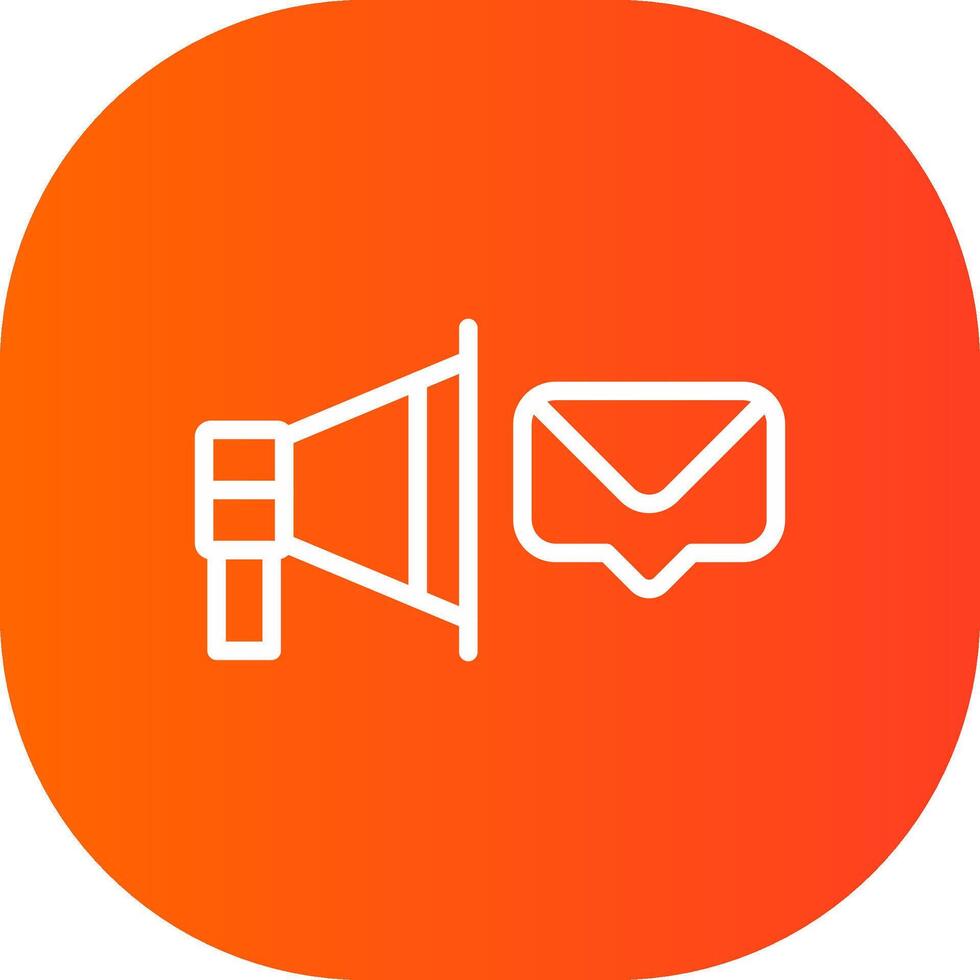 Email Direct Marketing Creative Icon Design vector