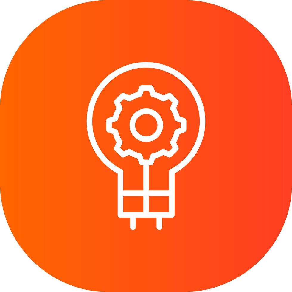 Idea Generation Creative Icon Design vector