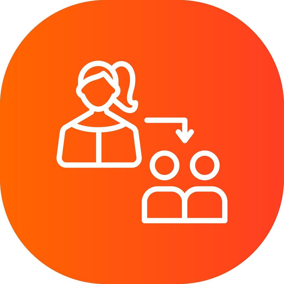 Coaching Creative Icon Design vector