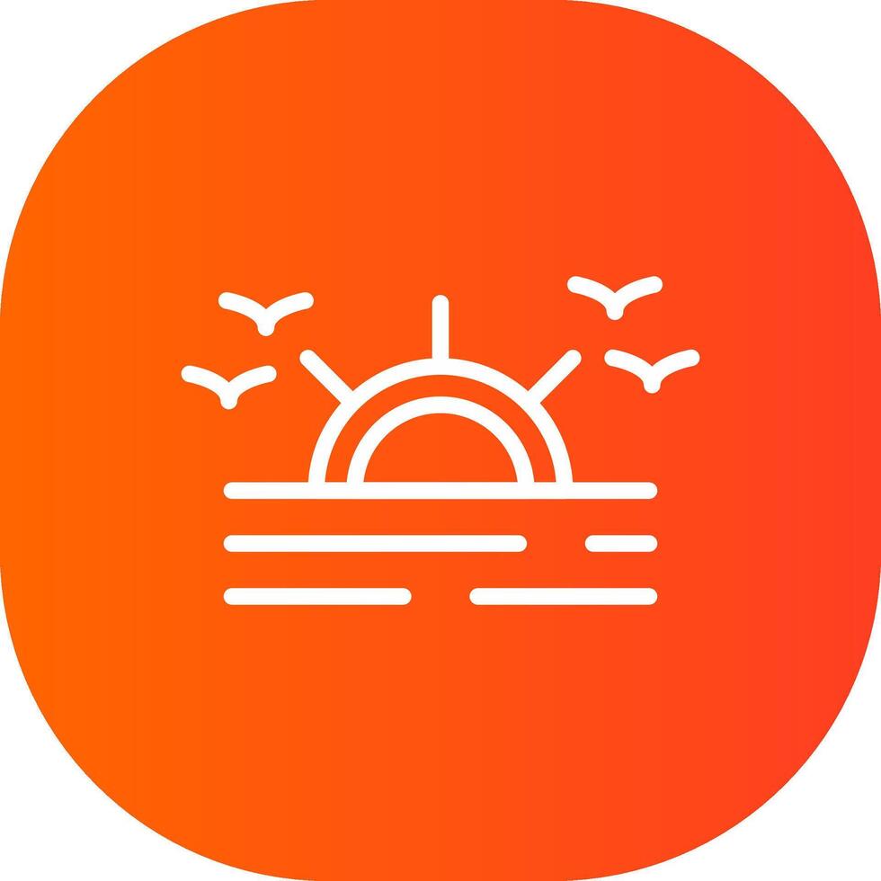 Sunrise Creative Icon Design vector